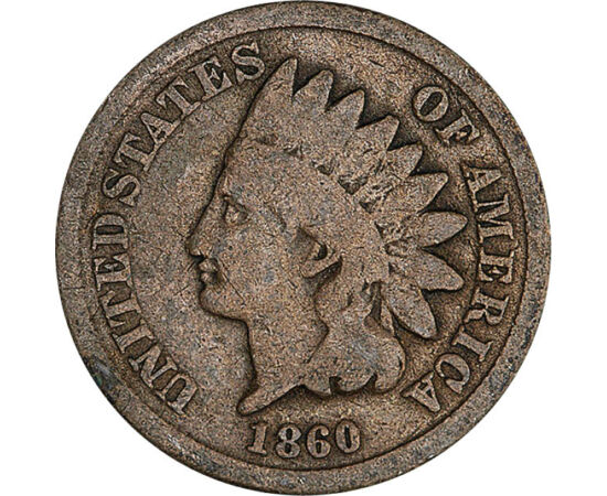 1 cent, Indián fej, , CuNi, 4,67 g, USA, 1860-1864