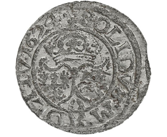 1 solidus, Névérték, Ag 400, 0,44 g, Litvánia, 1617-1627