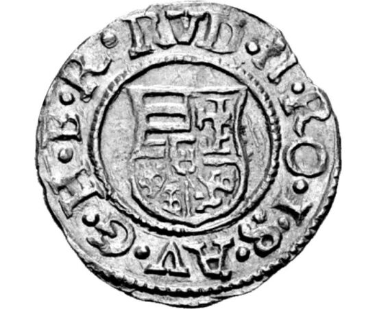  dénár, Rudolf, 1576-1608 ezüst, Magyar Királyság