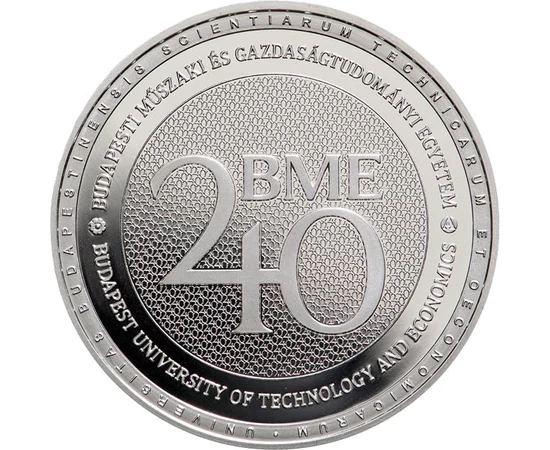 15000 forint A BME jubileumi logója Ag 925 3146 g Magyarország 2022