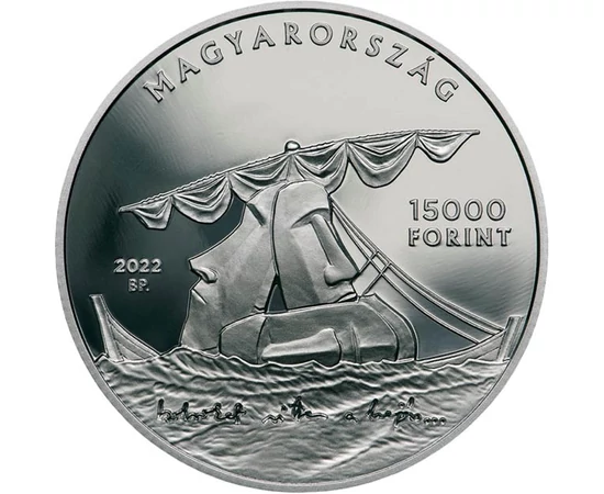 15000 forint Süllyedő hajó szobrokkal   Ag 925 3146 g Magyarország 2022