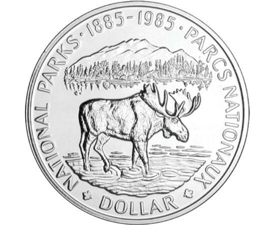  1 dollár, "Karibu", 1985, ez., Kanada
