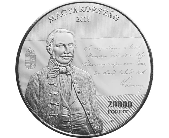  20000 forint Szózat 175 év ez 2018 Magyarország