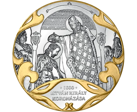 Szent István koronázása, érem, Magyarország