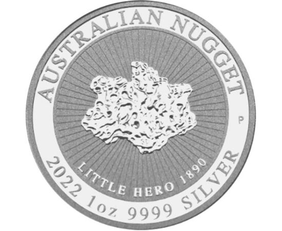 1 dollár, A Little Hero aranyrög, , színsúly, Ag 9999, 31,1 g, Ausztrália, 2022