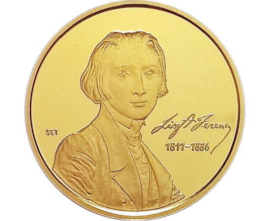  50000 Ft, Liszt Ferenc, arany, 2011, Magyar Köztársaság