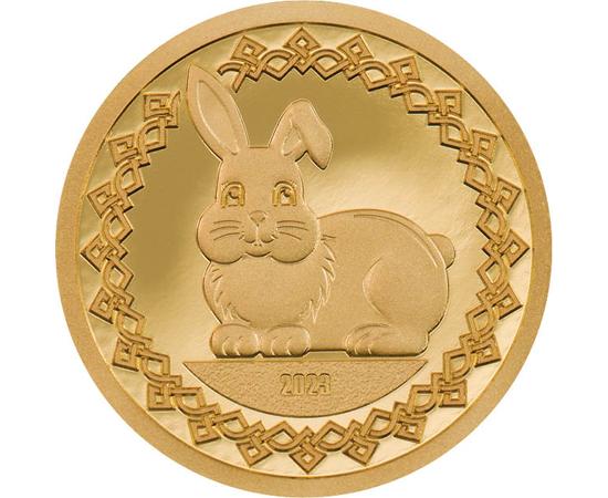 1000 tugrik, Nyúl, , Au 9999, 0,5 g, Mongólia, 2023