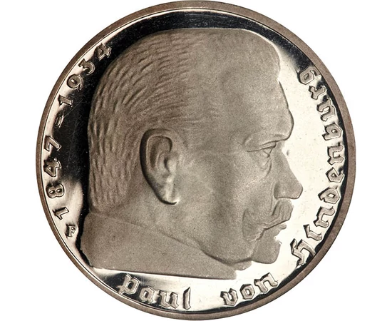  5 márka, Hindenburg, 1935-1936, Németország