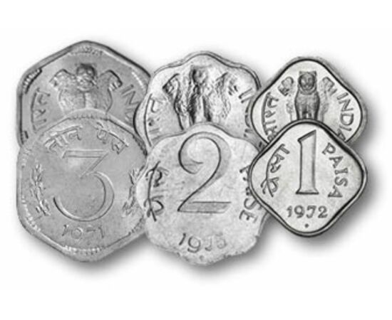 1, 2, 3, 5, 10, 20 paisa, , 0, 0, India, 1965-1997