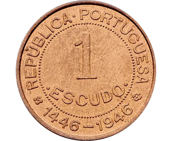  1 Escudo, Guinea Bissau 1946, Guinea-Bissau