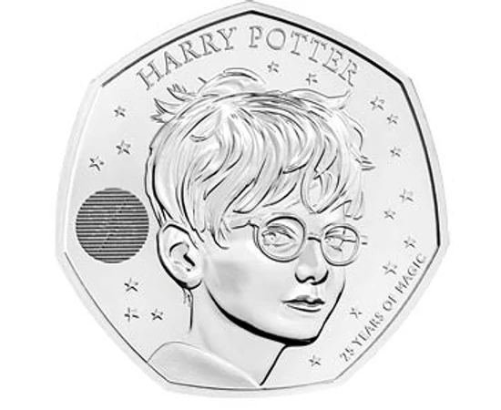 50 penny, Harry Potter, CuNi, 8 g, Nagy-Britannia, 2022