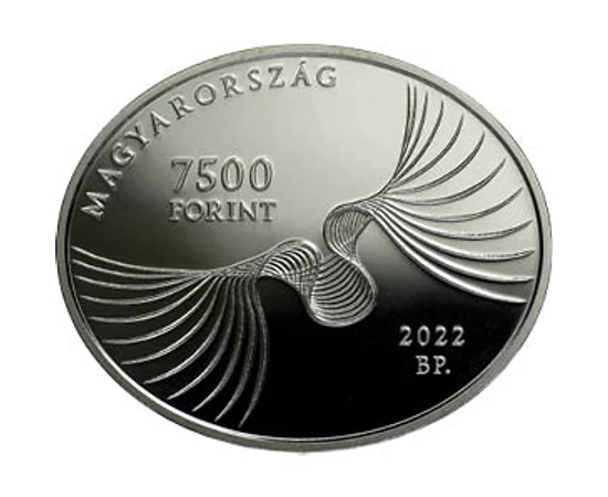 7500 forint Szárnyaló szabadság   Ag 925 125 g Magyarország 2022