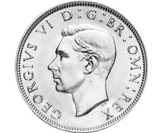  1/2 crown, VI.György, Ag, 1937-1946, Nagy-Britannia