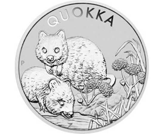 1 dollár, Kurtafarkú kenguru, Ag 9999, 31,1 g, Ausztrália, 2022