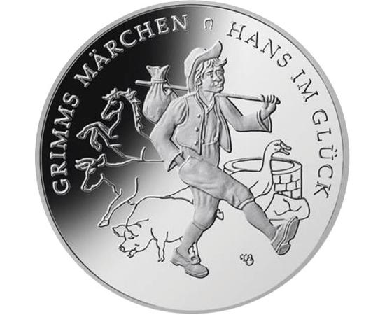 20 euró, Szerencsés János, állatok, Ag 925, 18 g, Németország, 2023
