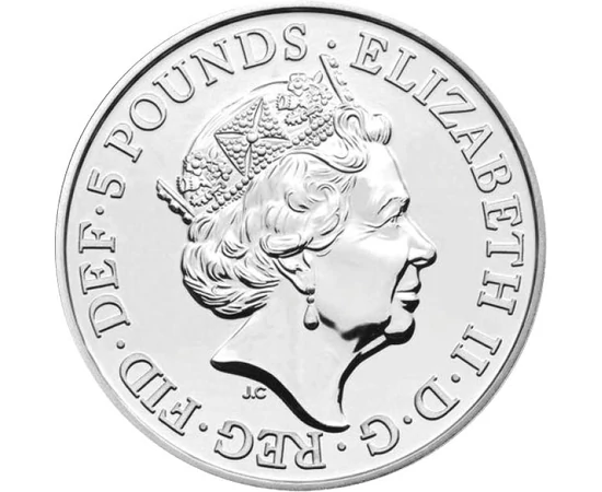 5 font II. Erzsébet  CuNi 2828 g Nagy-Britannia 2023