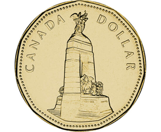1 dollár, Nemzeti Háborús Emlékmű, , Steel, 7 g, Kanada, 1994