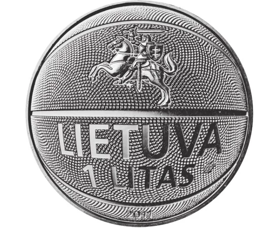 1 litas Címer   CuNi 625 g Litvánia 2011