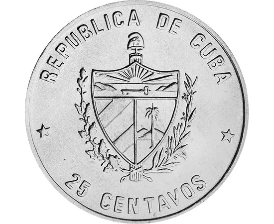  25 centavos Humboldt 1989 Kuba
