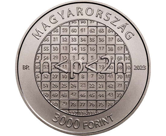 3000 forint Erdős Pál portréja CuNi 125 g Magyarország 2023