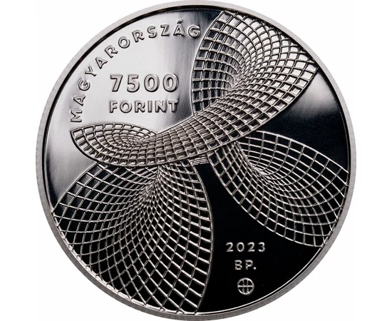 7500 forint Geometriai ábrázolás   Ag 925 125 g Magyarország 2023