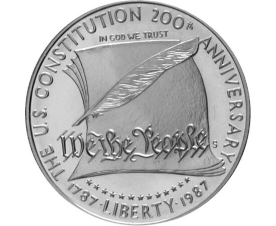  1 $, Alkotmány, 1987, USA
