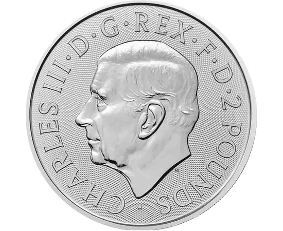 2 font III. Károly  Ag 999 311 g Nagy-Britannia 2023