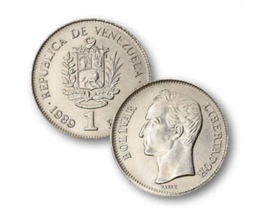 25 50 centimos 1 bolivar  0 0 Venezuela 1989-1990