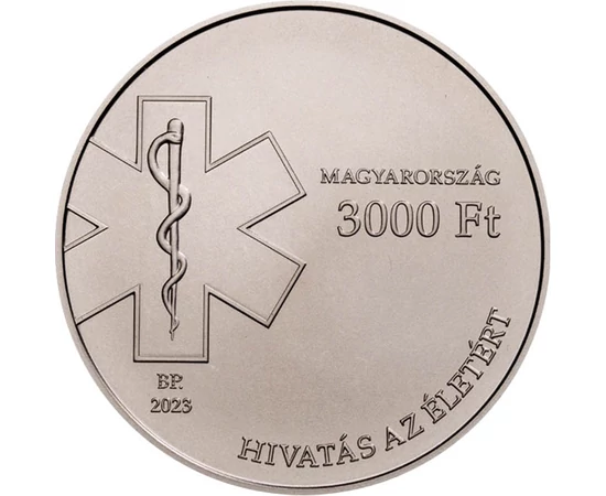 3000 forint Magyarország térkép OMSZ logója CuNi 3080 g Magyarország 2023