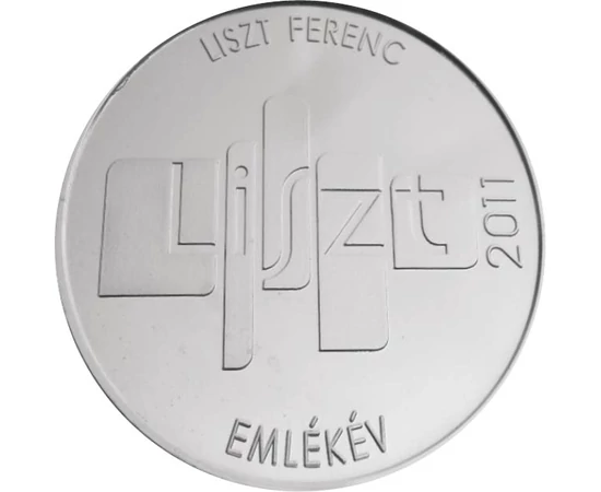 Liszt Ferenc - A zongoravirtuóz, ezüstözött érem