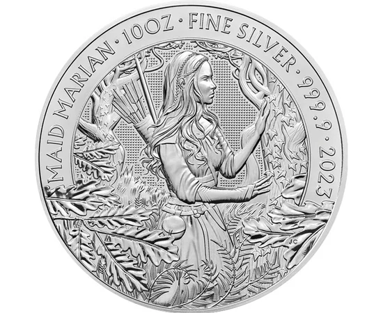 10 font, Mariann, , színsúly, Ag 9999, 311 g, Nagy-Britannia, 2023