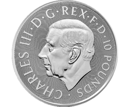 10 font II. Erzsébet  Ag 9999 311 g Nagy-Britannia 2023