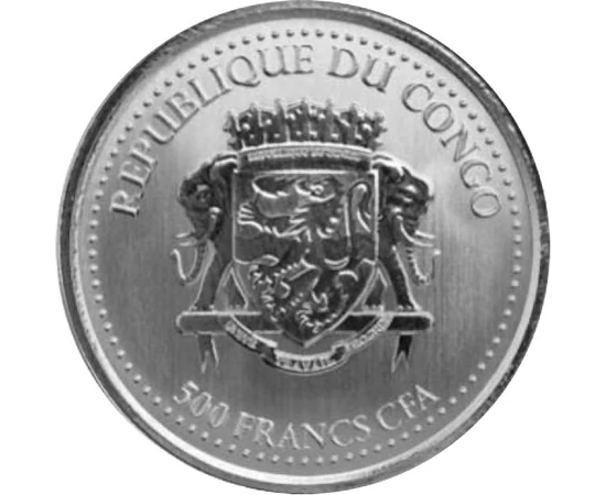 500 frank Címer  Ag 999 311 g Kongó 2023