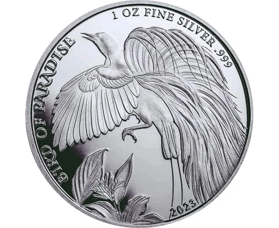 1 kina, Paradicsommadár, , Ag 999, 31,1 g, Pápua Új-Guinea, 2023