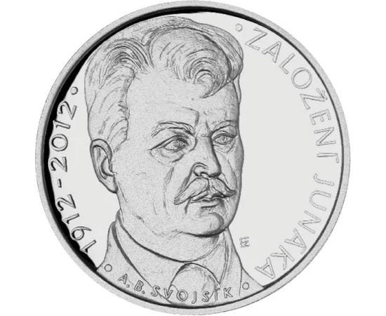  200 korona, Junáka, pp, ezüst, 2012, Csehország