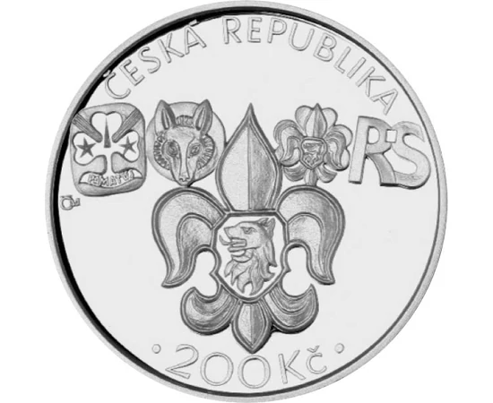 200 korona Junáka pp ezüst 2012 Csehország