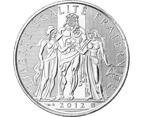  10 euró,Herkules csoport,ezüst,2012, Franciaország