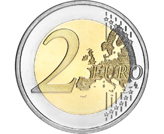  2 euró Leonardo Hölgy hermelinnel Olaszország