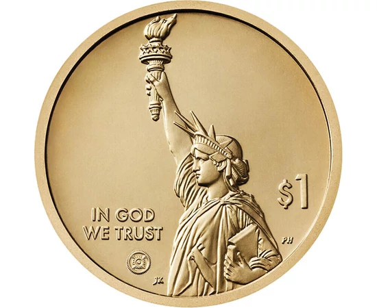 1 dollár Szabadság szobor  CuNi 81 g USA 2024