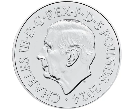 5 font III. Károly   CuNi 2828 g Nagy-Britannia 2024