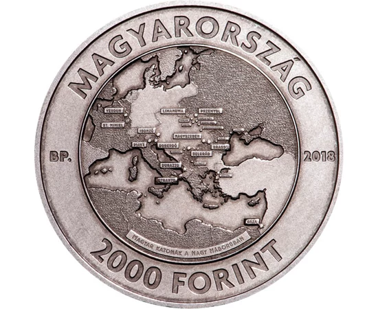  2000 forint I világháború 2018 Magyarország