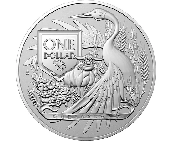 1 dollár Gímszarvas II. Erzsébet Ag 999 311 g Ausztrália 2023