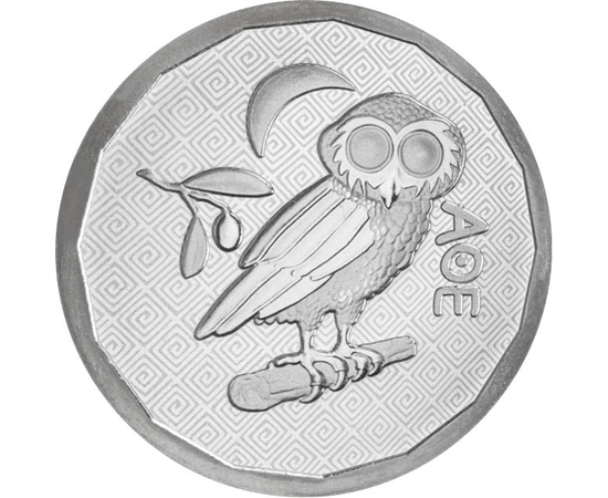 1 font, Bagoly ábrázolás, Ag 999, 31,1 g, Szent Ilona-sziget, 2024
