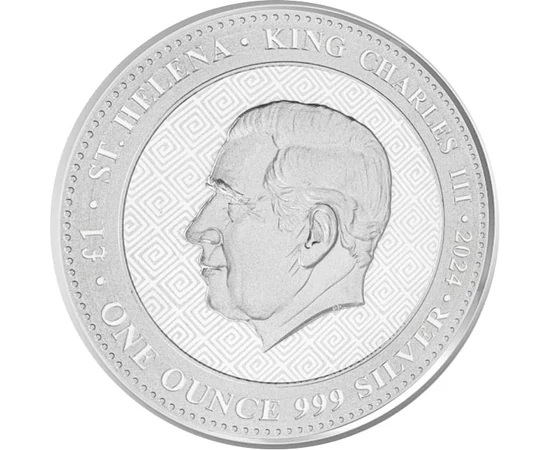 1 font III. Károly   Ag 999 311 g Szent Ilona-sziget 2024
