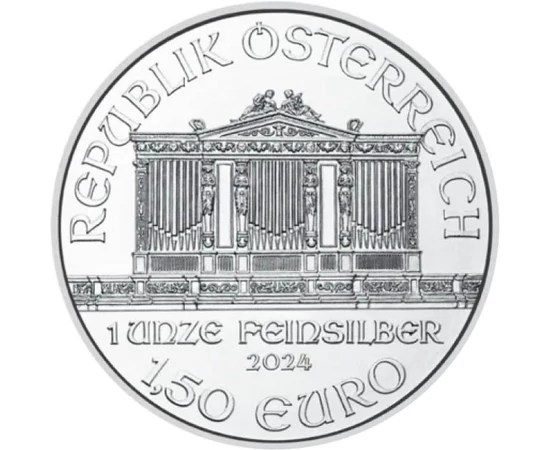 15 euró Finomság  orgona  Ag 999 311 g Ausztria 2024