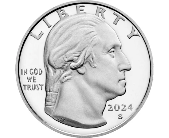 25 cent Washington portré CuNi 567 g USA 2024