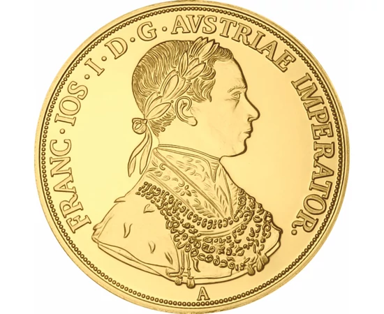  Ferenc József 4 dukát, 1857 UV, Osztrák-Magyar Monarchia