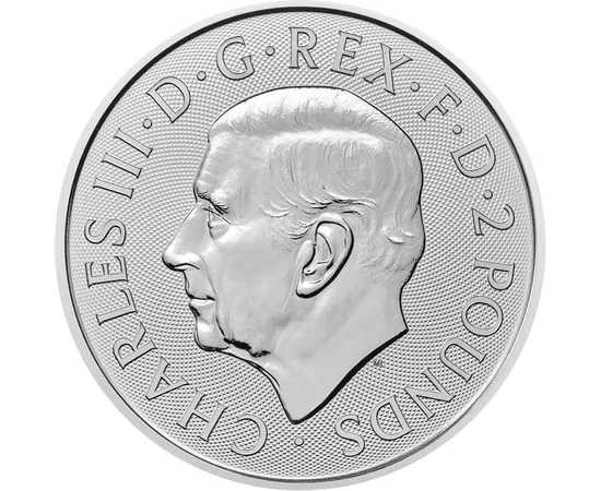 2 font III. Károly  Ag 999 311 g Nagy-Britannia 2024