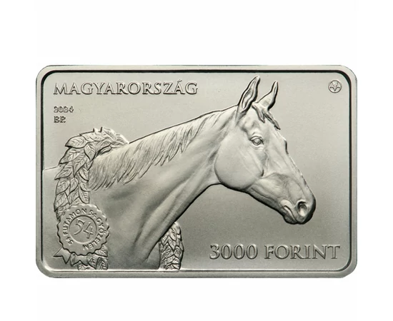 3000 forint, Kincsem gazdájával, macskával, CuNi, 27 g, Magyarország, 2024