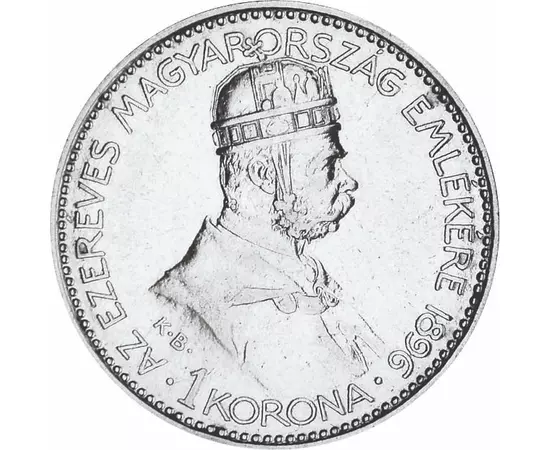  1 korona, "Millennium", Ferenc J., Osztrák-Magyar Monarchia